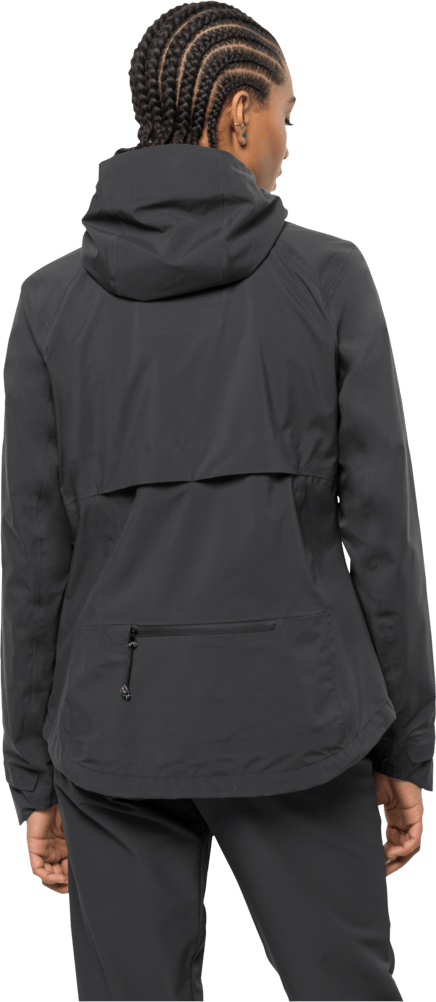 Jack Wolfskin Women's Bike Commute Mono Jacket Phantom Jack Wolfskin