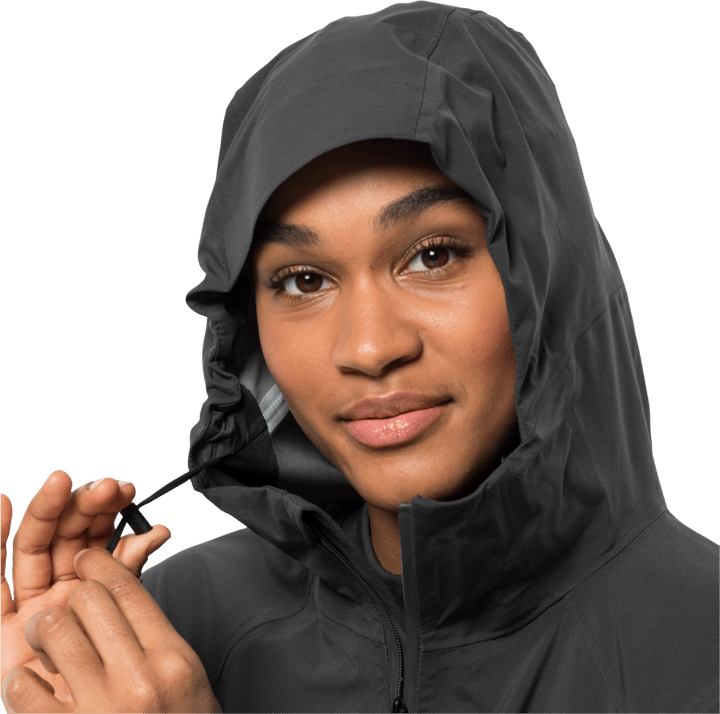 Jack Wolfskin Women's Bike Commute Mono Jacket Phantom Jack Wolfskin