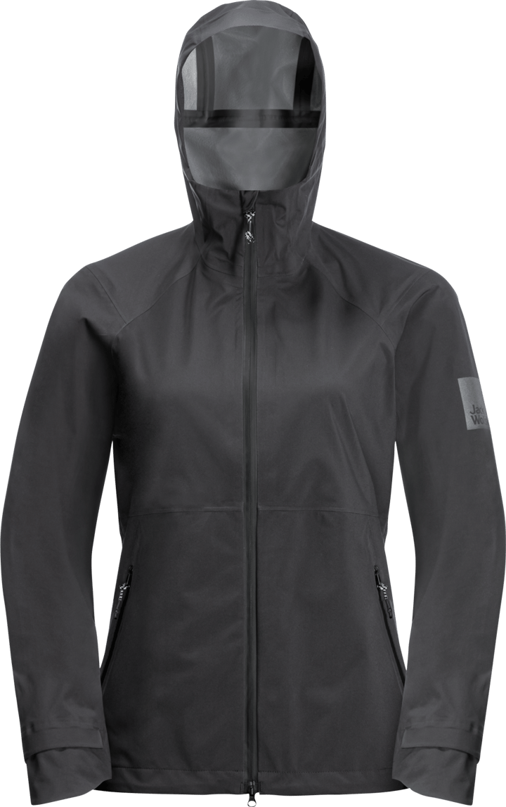 Jack Wolfskin Women's Bike Commute Mono Jacket Phantom Jack Wolfskin