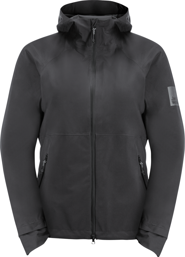Jack Wolfskin Women's Bike Commute Mono Jacket Phantom Jack Wolfskin