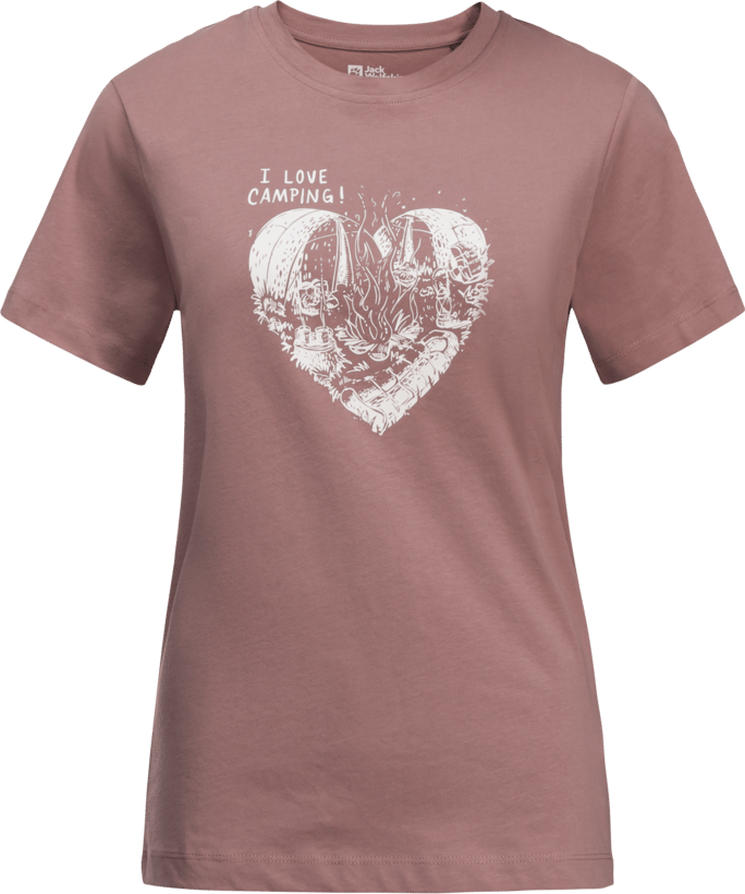 Women's Camping Love T Afterglow