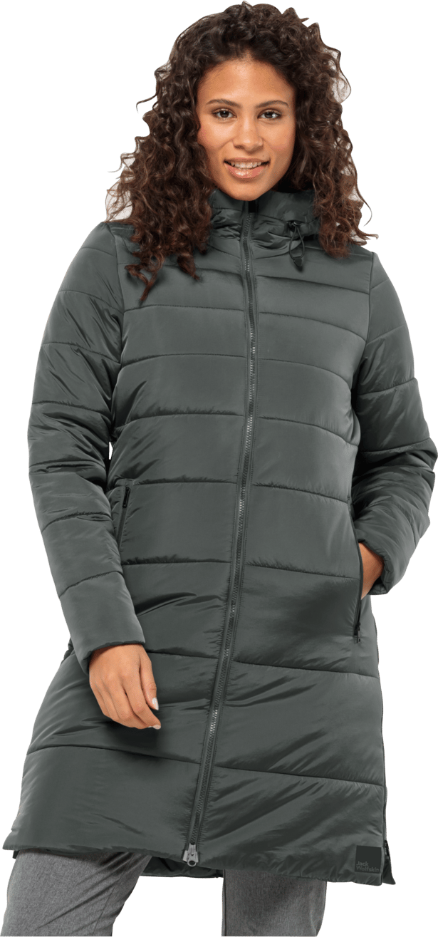 Jack Wolfskin Women's Eisbach Coat Slate Green Jack Wolfskin