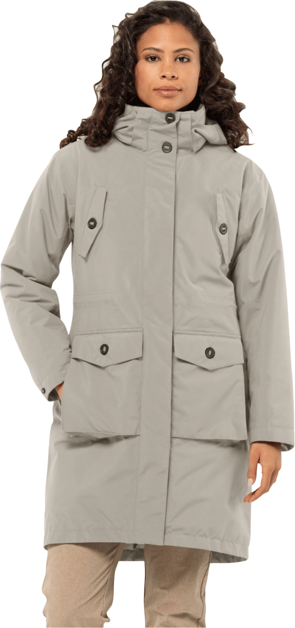 Women's Eiswald Parka Dusty Grey Jack Wolfskin