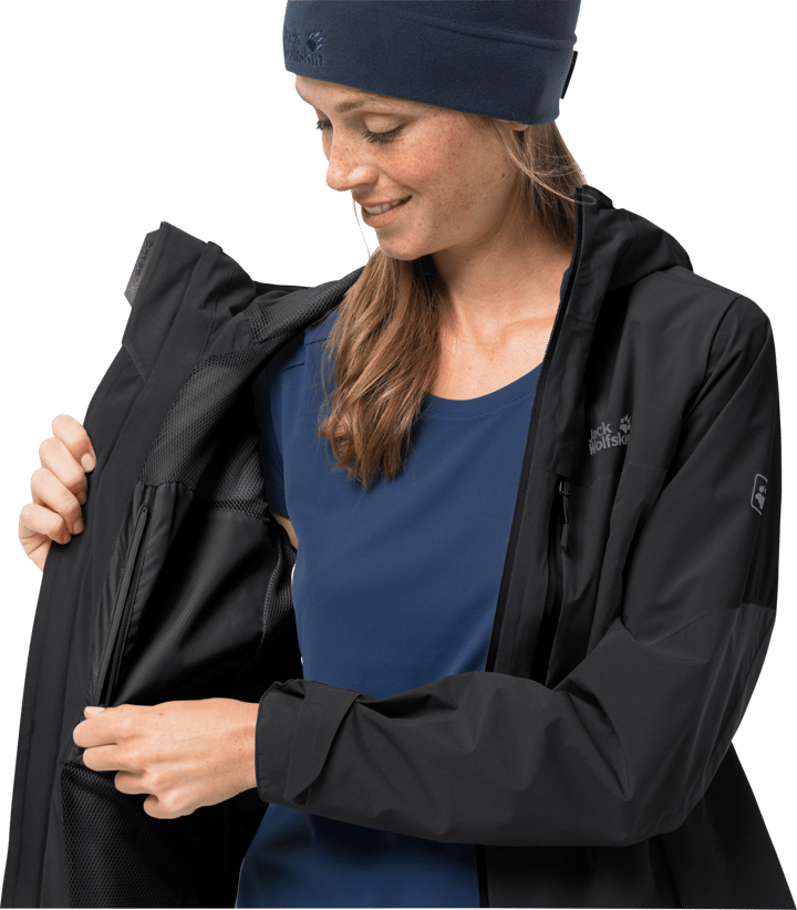 Jack Wolfskin Women's Go Hike Jacket Black Jack Wolfskin Jack Wolfskin Women's Go Hike Jacket Black Jack Wolfskin