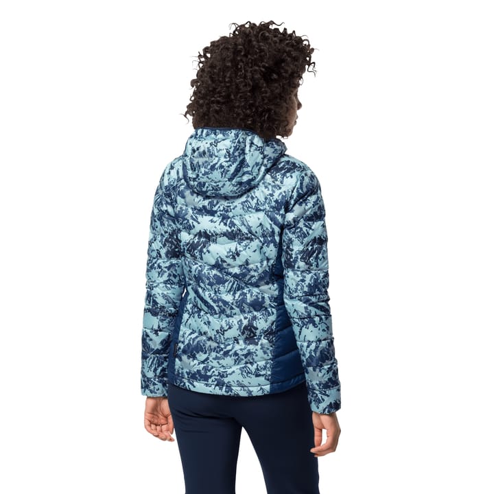 Women's Helium Peak Hoody Frostedblueallover Jack Wolfskin