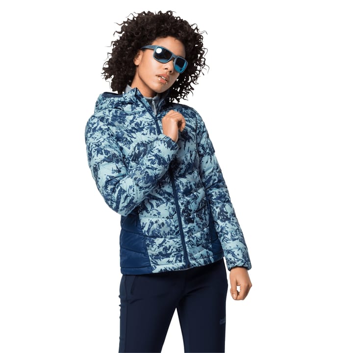 Jack Wolfskin Women's Helium Peak Hoody Frostedblueallover Jack Wolfskin