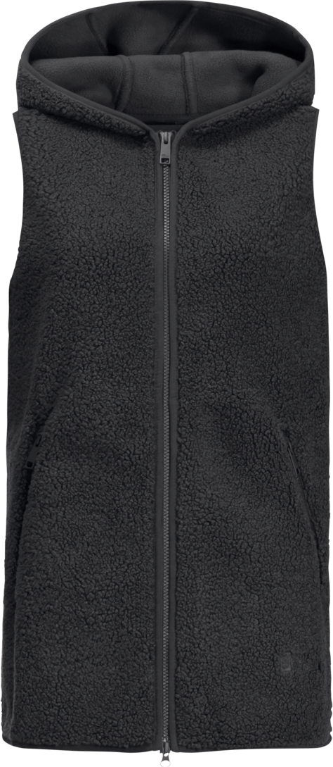 Women's High Curl Long Vest Black | Buy Women's High Curl Long Vest Black  here | Outnorth