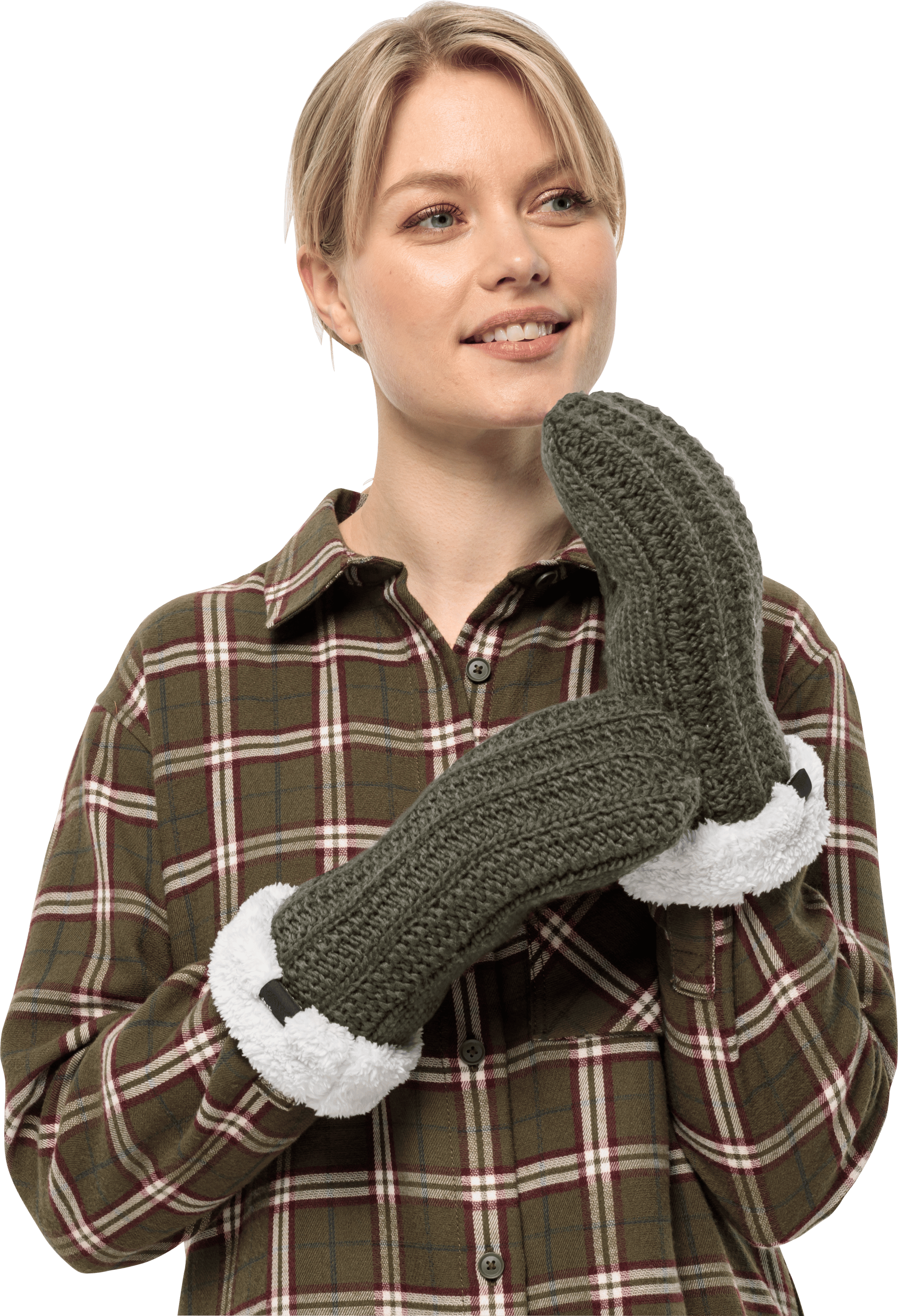 Outnorth here | Buy Knit Highloft Women\'s Knit Mitten Moss Highloft Mitten Moss Island Women\'s | Island