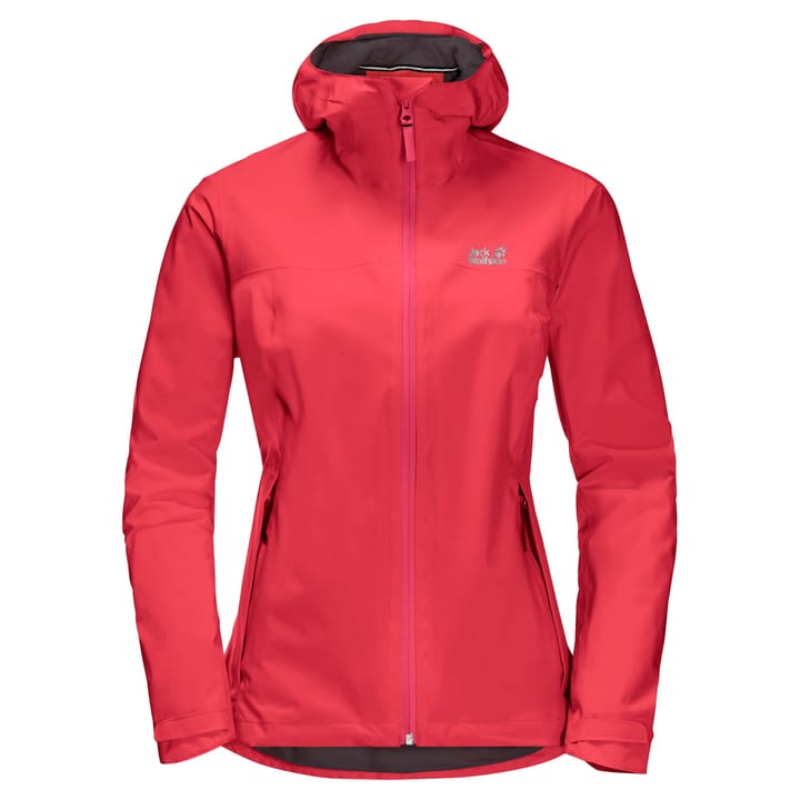 Jack Wolfskin Women's Jwp Shell Tulip Red Jack Wolfskin