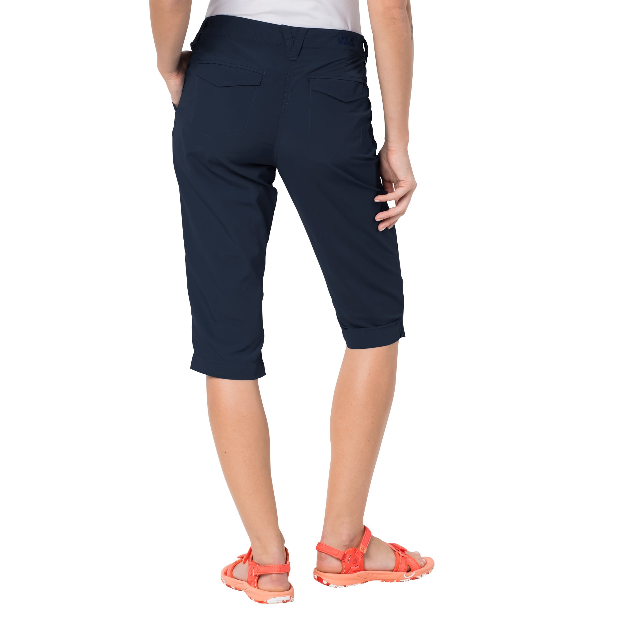 ZAYDA- 3/4 Pants with Buttons - Harmonygirl.com