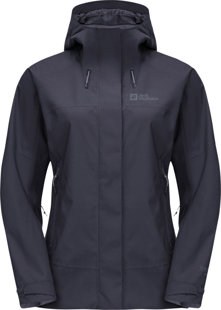 Jack Wolfskin Women's Kammweg 2-Layer Jacket Graphite Jack Wolfskin