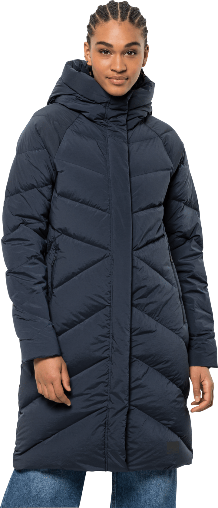 Women's Marienplatz Coat Night Blue Jack Wolfskin