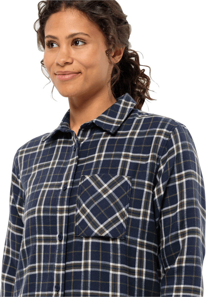 Jack Wolfskin Women's Morgenluft Shirt Night Blue 41 Jack Wolfskin