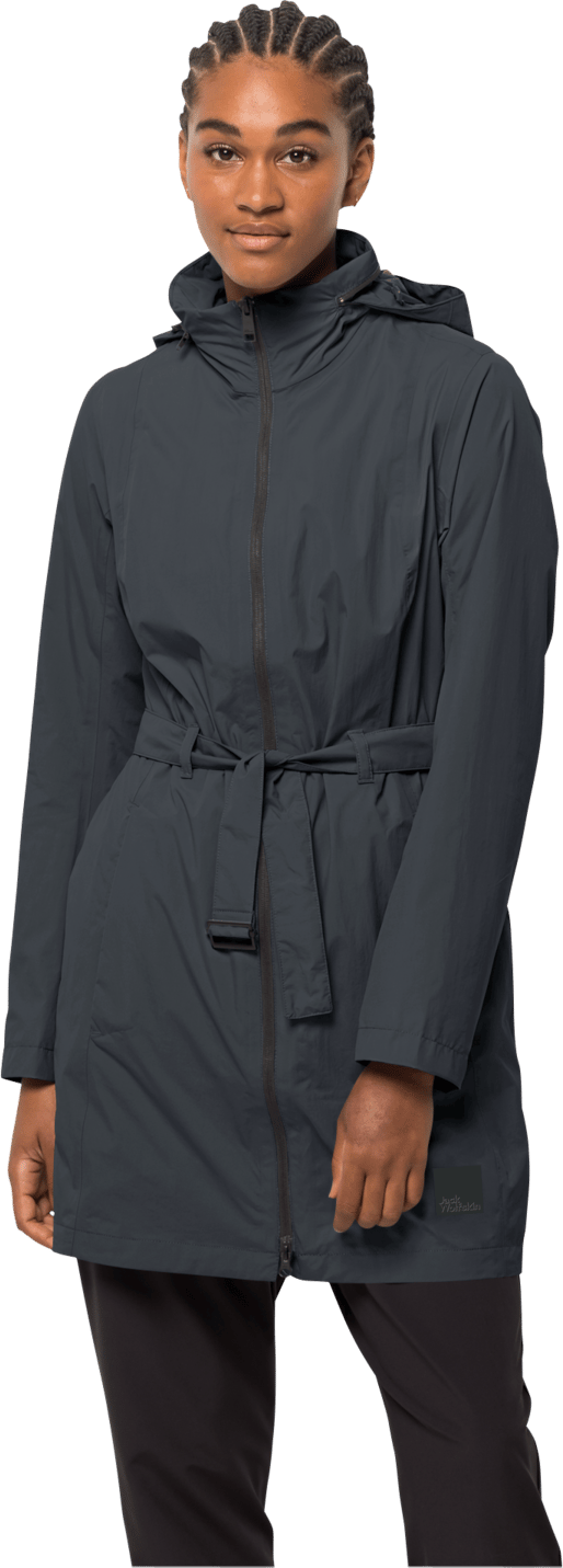 Jack Wolfskin Women's Norden Port Coat Phantom Jack Wolfskin Jack Wolfskin Women's Norden Port Coat Phantom Jack Wolfskin