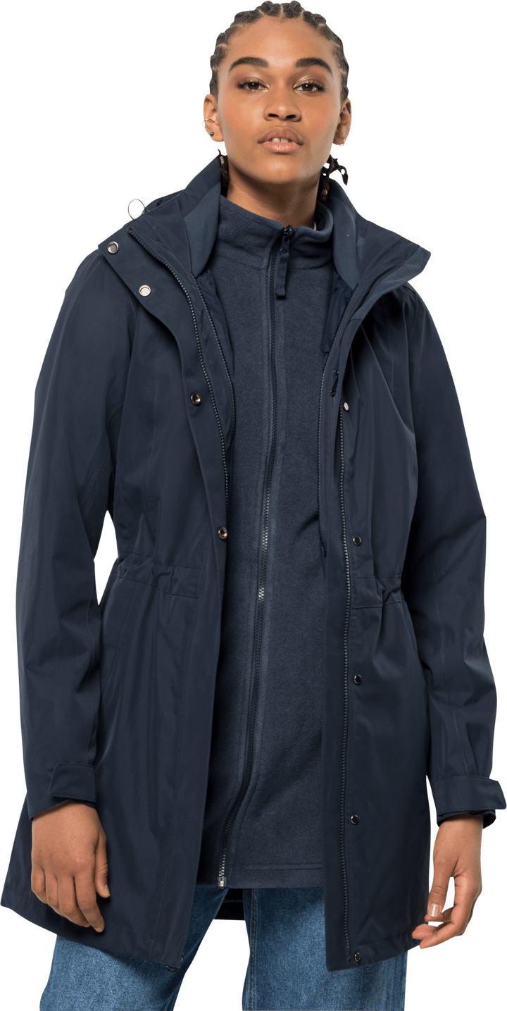 Women's Ottawa Coat Night Blue Jack Wolfskin