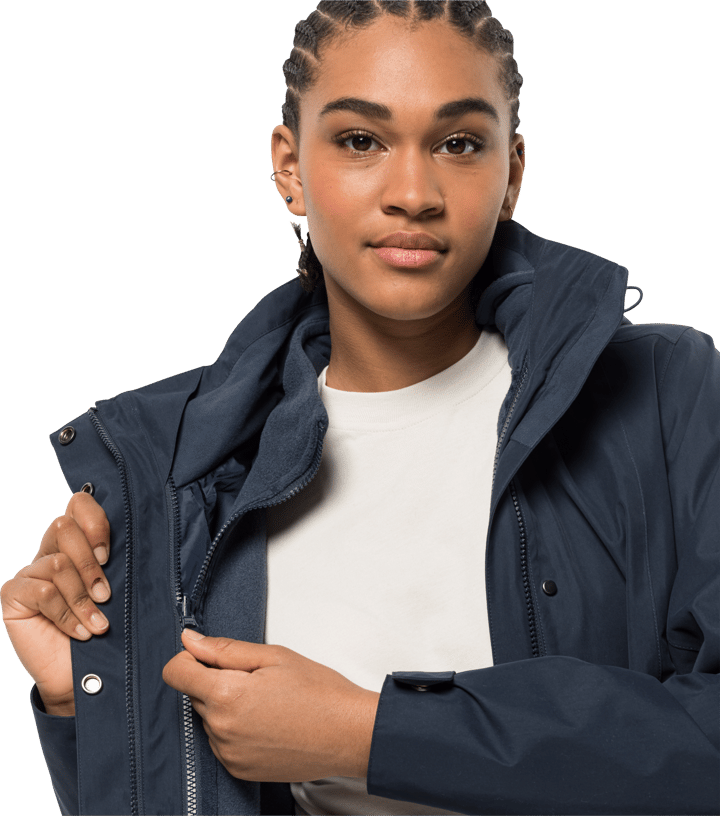 Jack Wolfskin Women's Ottawa Coat Night Blue Jack Wolfskin