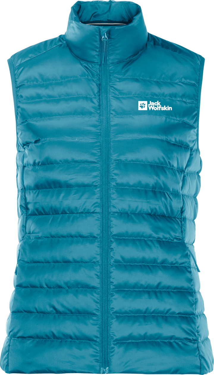 Women's Pack & Go Down Vest Freshwater Blue Jack Wolfskin