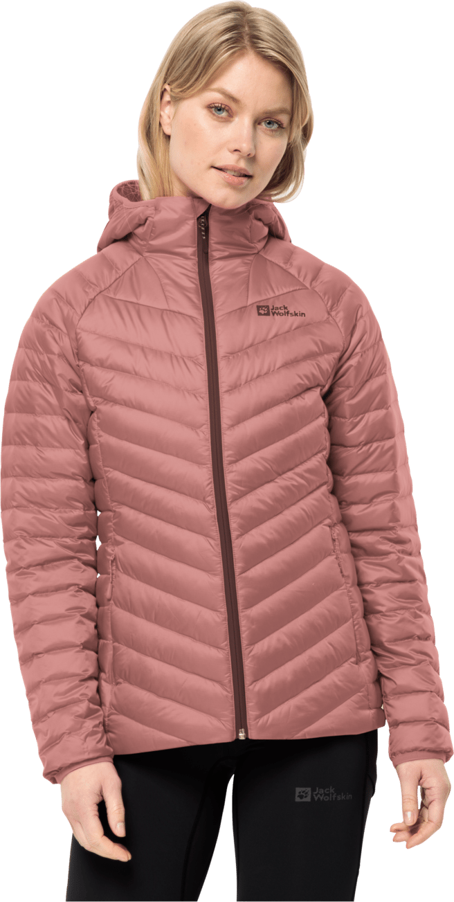 Women's Passamani Down Hoody Blush Powder Jack Wolfskin