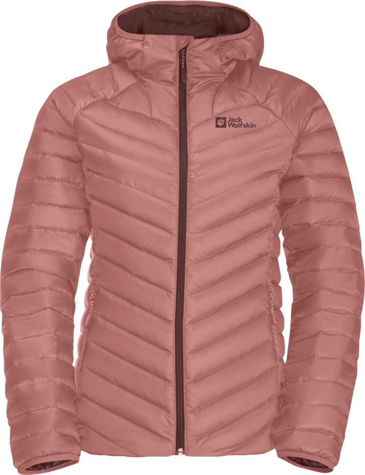 Jack Wolfskin Women's Passamani Down Hoody Blush Powder Jack Wolfskin