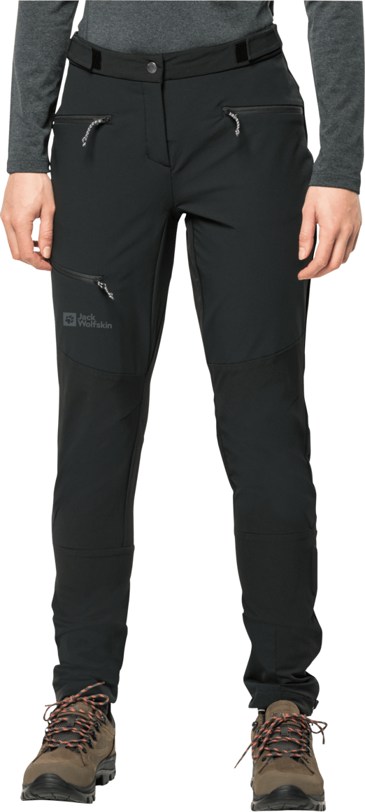 Women's Salmaser Pants Black Jack Wolfskin