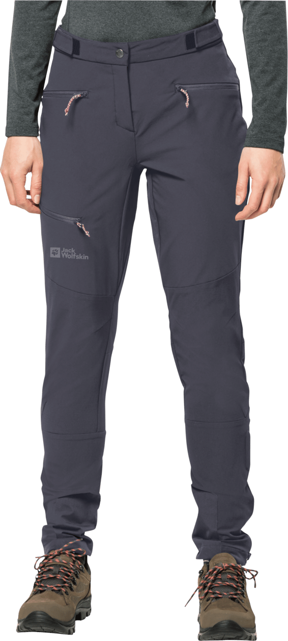Jack Wolfskin Women's Salmaser Pants Graphite Jack Wolfskin