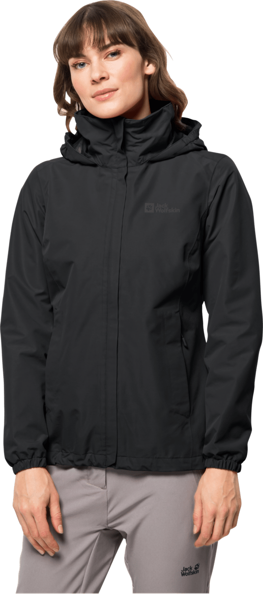 Women's Stormy Point 2-Layer Jacket Black Jack Wolfskin