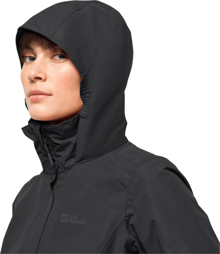 Women's Stormy Point 2-Layer Jacket Black Jack Wolfskin