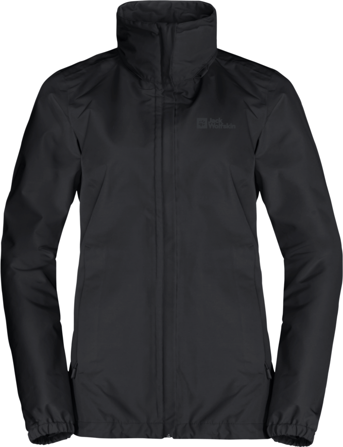 Jack Wolfskin Women's Stormy Point 2-Layer Jacket Black Jack Wolfskin