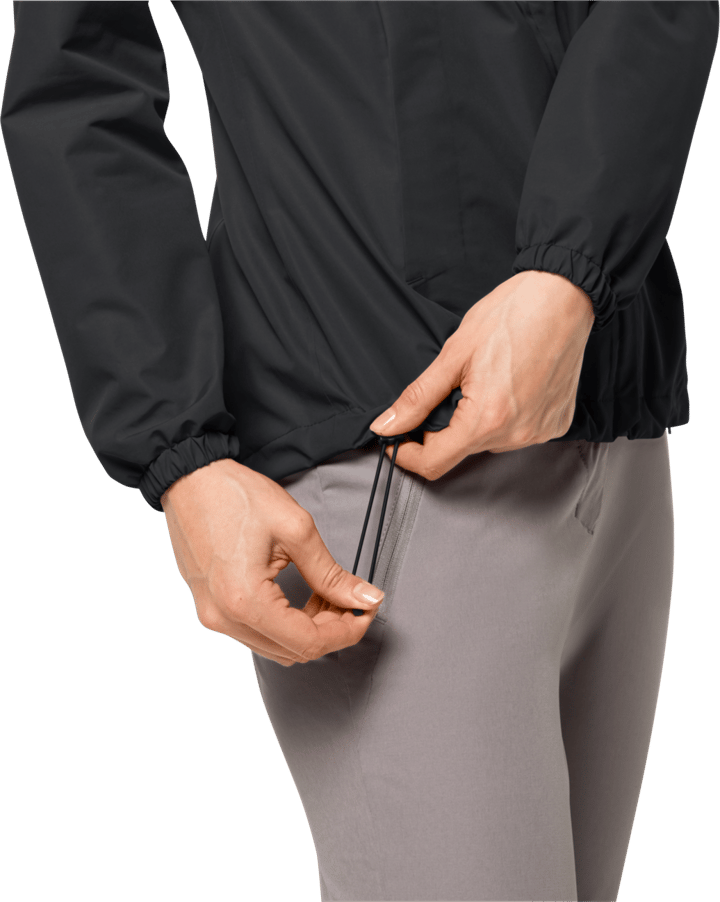 Jack Wolfskin Women's Stormy Point 2-Layer Jacket Black Jack Wolfskin