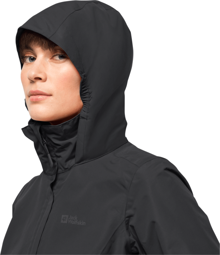 Jack Wolfskin Women's Stormy Point 2-Layer Jacket Black Jack Wolfskin