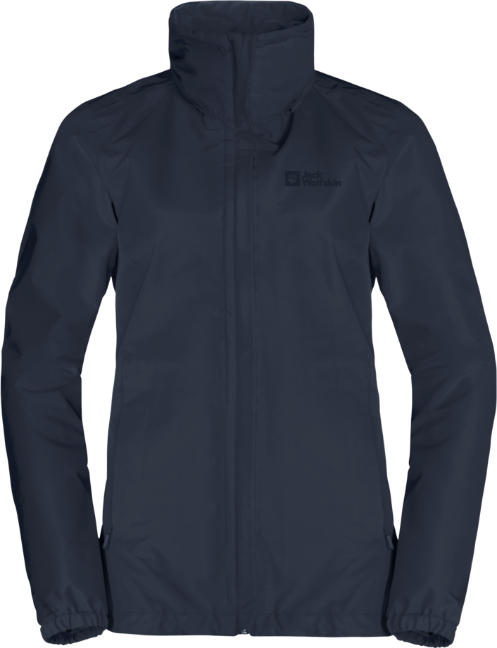 Jack Wolfskin Women's Stormy Point 2-Layer Jacket Night Blue Jack Wolfskin