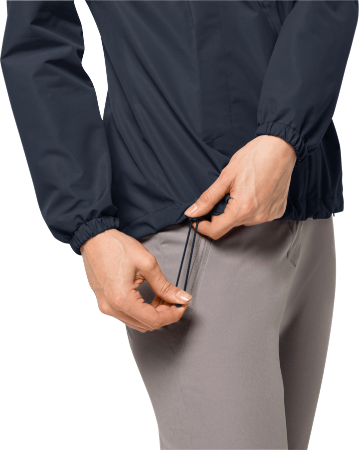 Jack Wolfskin Women's Stormy Point 2-Layer Jacket Night Blue Jack Wolfskin