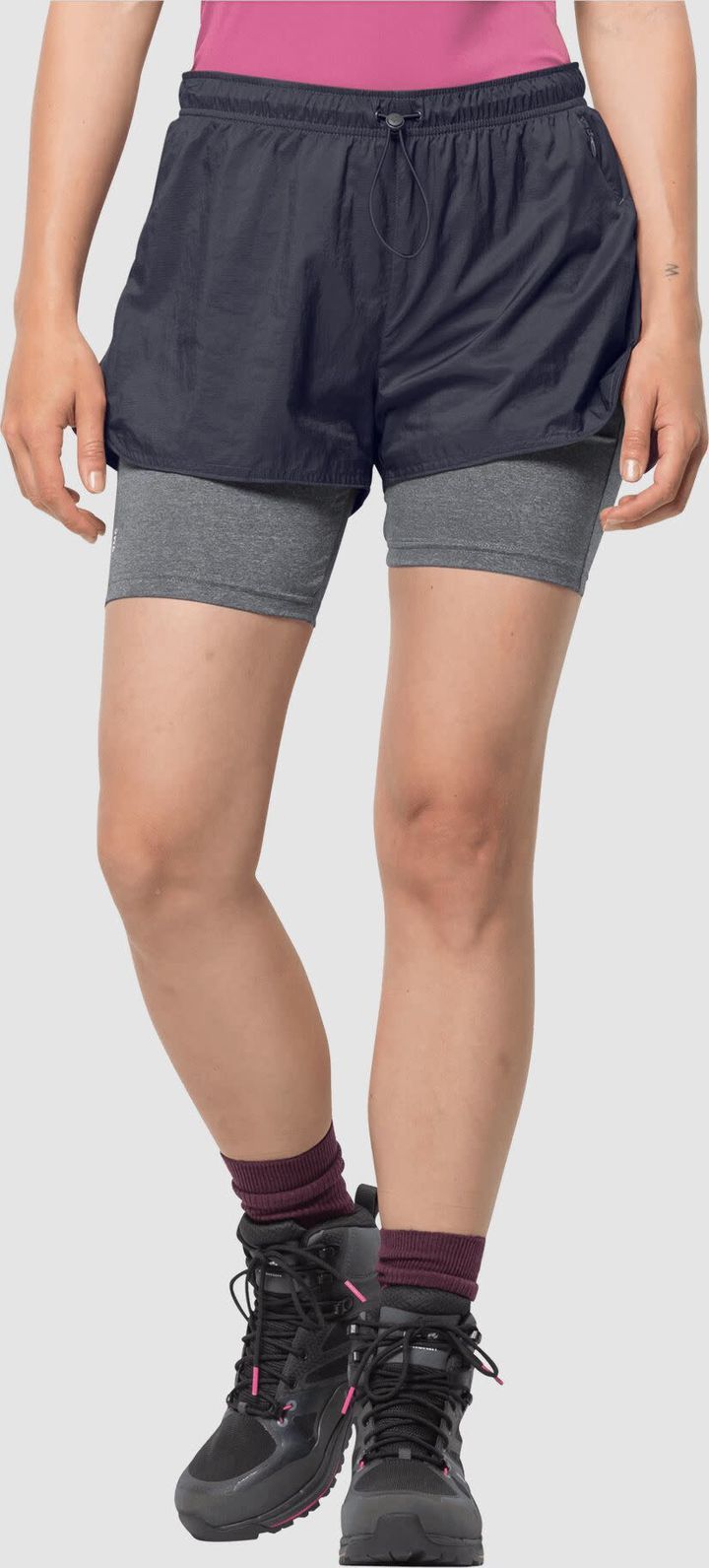 Jack Wolfskin Women's Tasman Cloud Short Graphite Jack Wolfskin