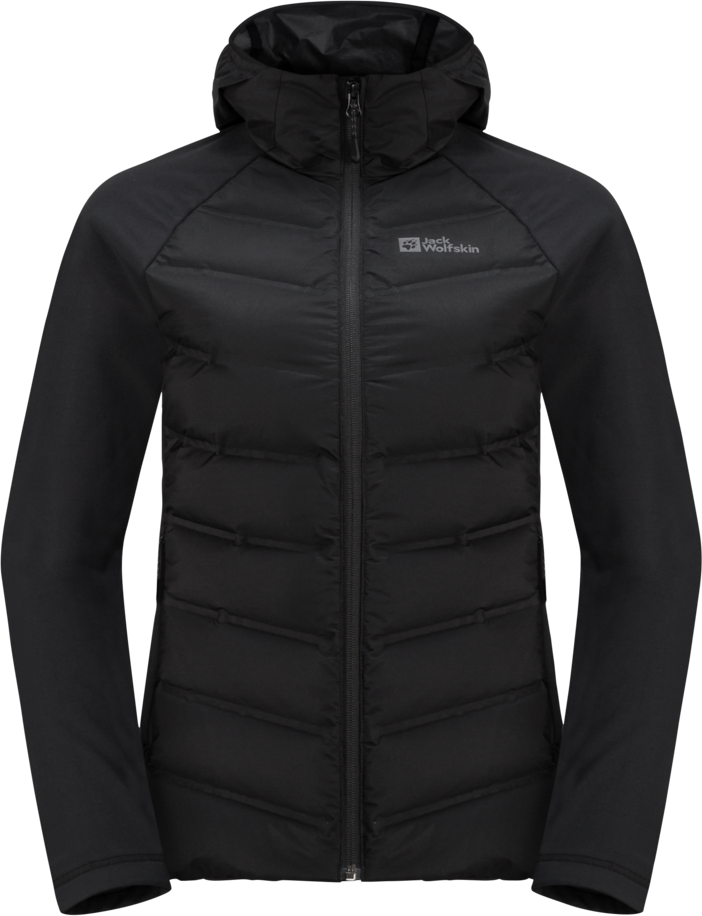 Jack Wolfskin Jack Wolfskin Women's Tasman Down Hybrid Black L, Black