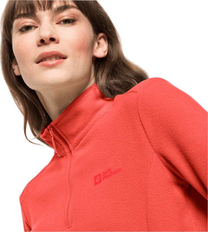 Jack Wolfskin Women's Taunus Halfzip Hot Coral Jack Wolfskin