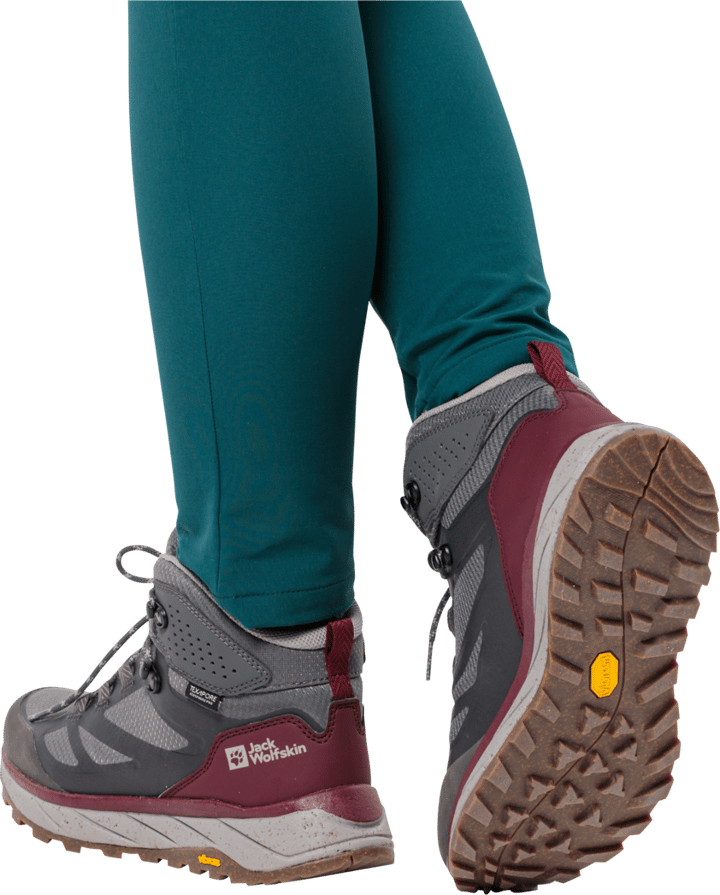 Jack Wolfskin Women's Terraventure Texapore Mid Dark Maroon Jack Wolfskin