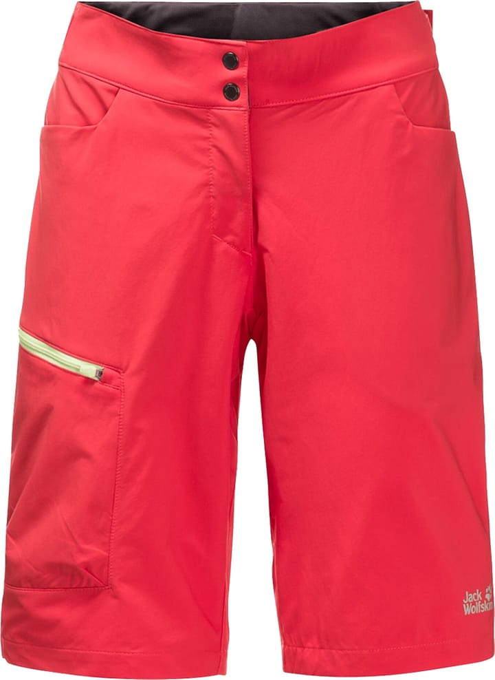Jack Wolfskin Women's Tourer Shorts Tulip Red Jack Wolfskin