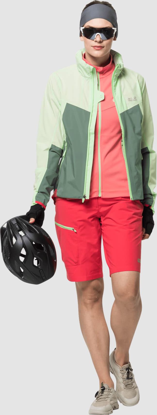 Jack Wolfskin Women's Tourer Shorts Tulip Red Jack Wolfskin