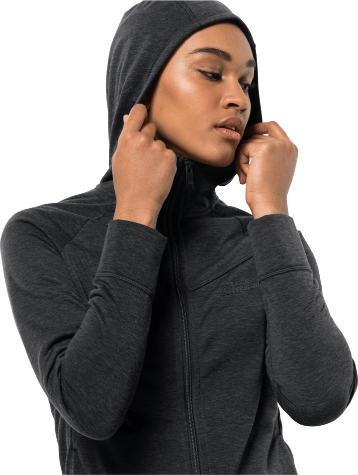 Jack Wolfskin Women's Waldsee Hooded Jacket Black Jack Wolfskin