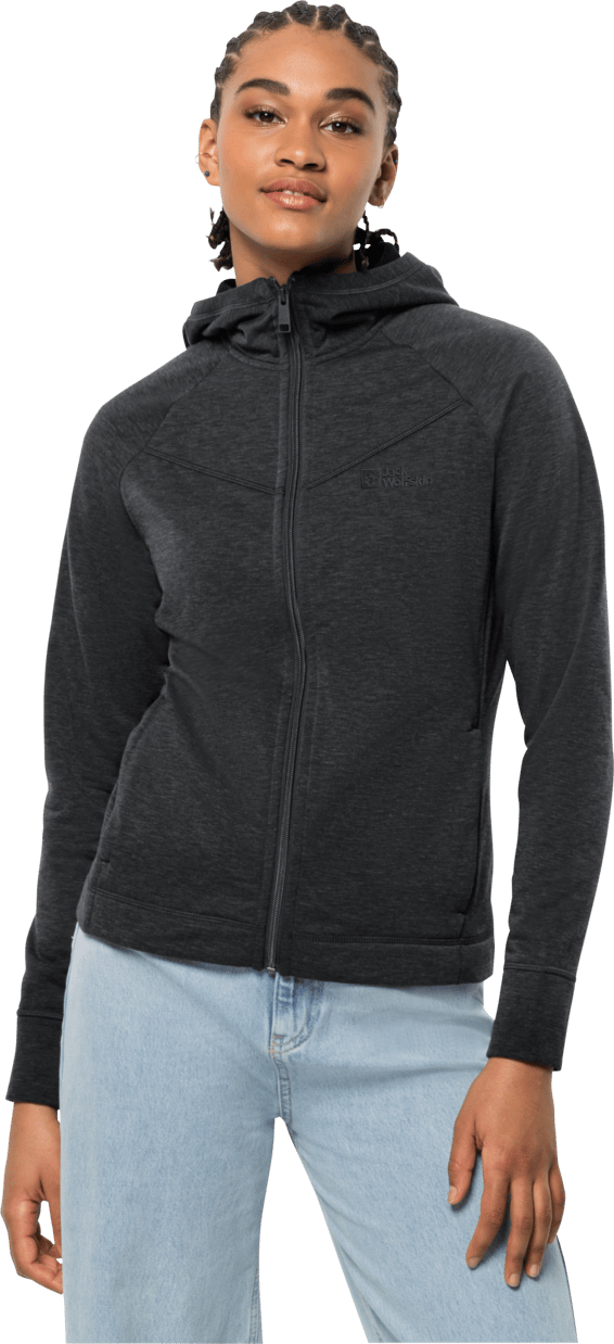 Jack Wolfskin Women's Waldsee Hooded Jacket Black Jack Wolfskin
