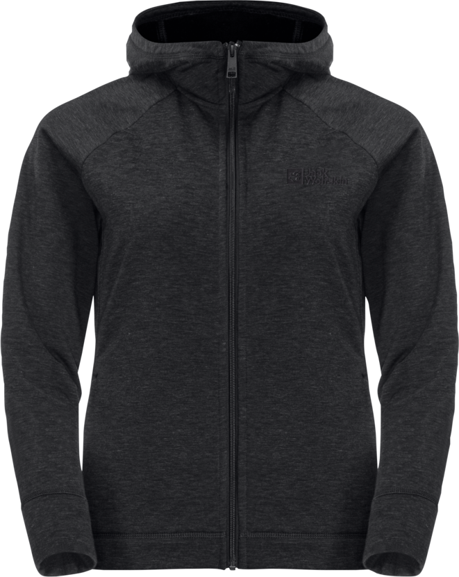 Jack Wolfskin Women's Waldsee Hooded Jacket Black