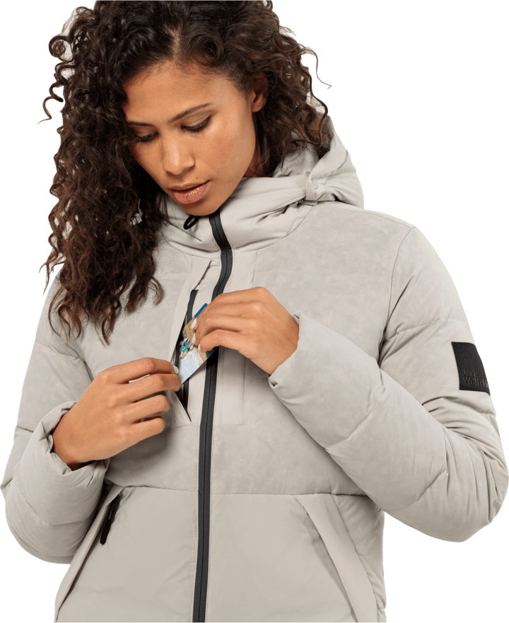 Jack Wolfskin Women's Wandermood Down Jacket Dusty Grey Jack Wolfskin