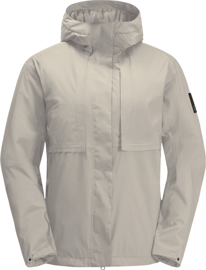 Jack Wolfskin Women's Wandermood Jacket Dusty Grey Skaljackor L