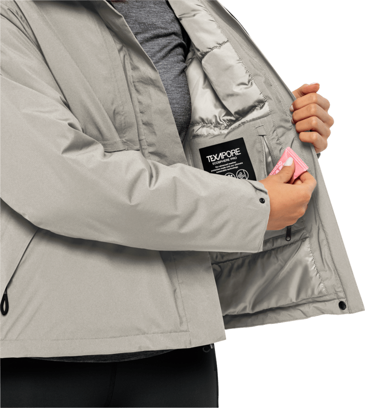 Jack Wolfskin Women's Wandermood Jacket Dusty Grey Jack Wolfskin