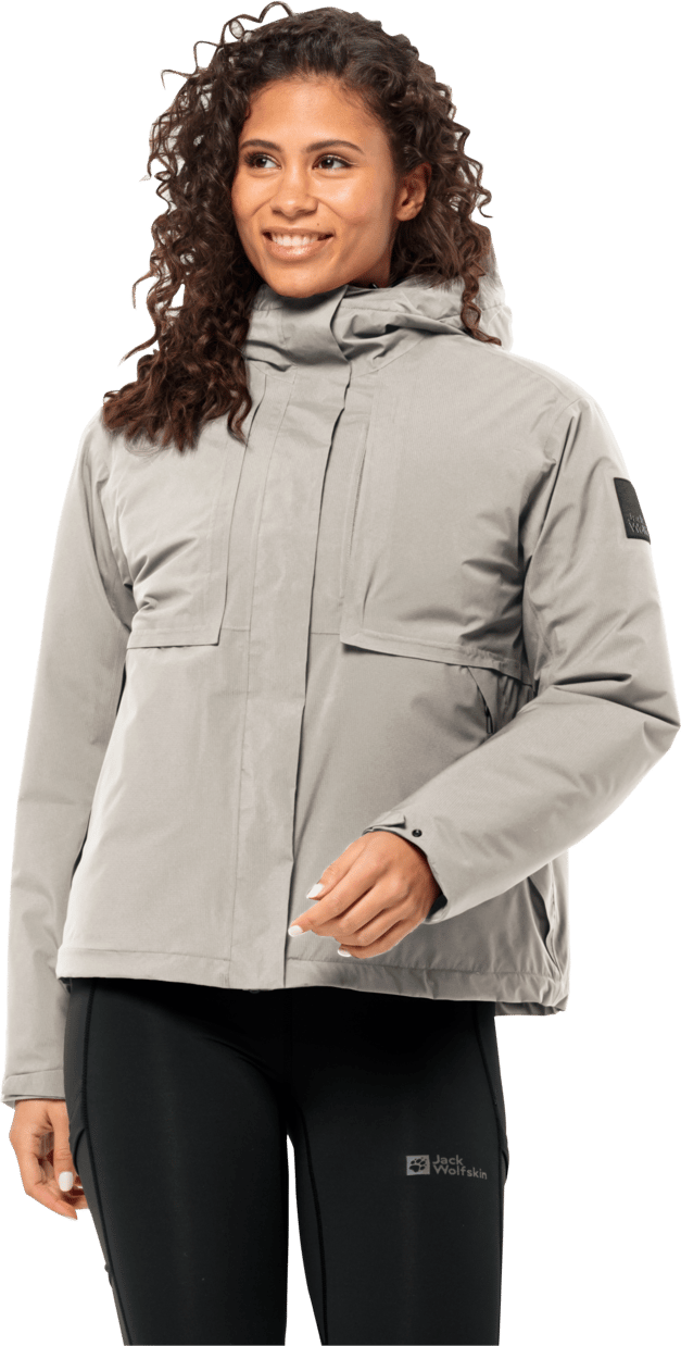Jack Wolfskin Women's Wandermood Jacket Dusty Grey Jack Wolfskin Jack Wolfskin Women's Wandermood Jacket Dusty Grey Jack Wolfskin