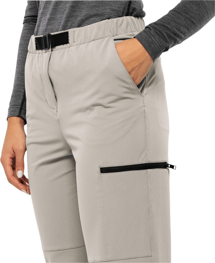 Jack Wolfskin Women's Wandermood Pants Dusty Grey Jack Wolfskin