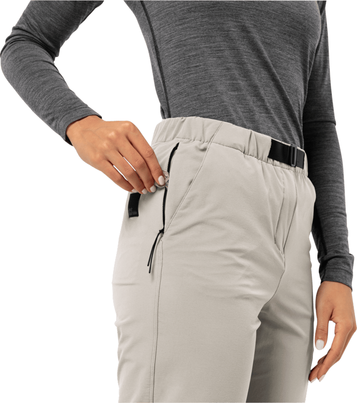 Jack Wolfskin Women's Wandermood Pants Dusty Grey Jack Wolfskin