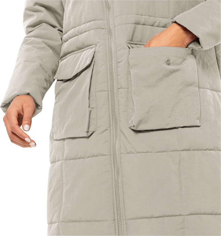 Jack Wolfskin Women's White Frost Parka Dusty Grey Jack Wolfskin