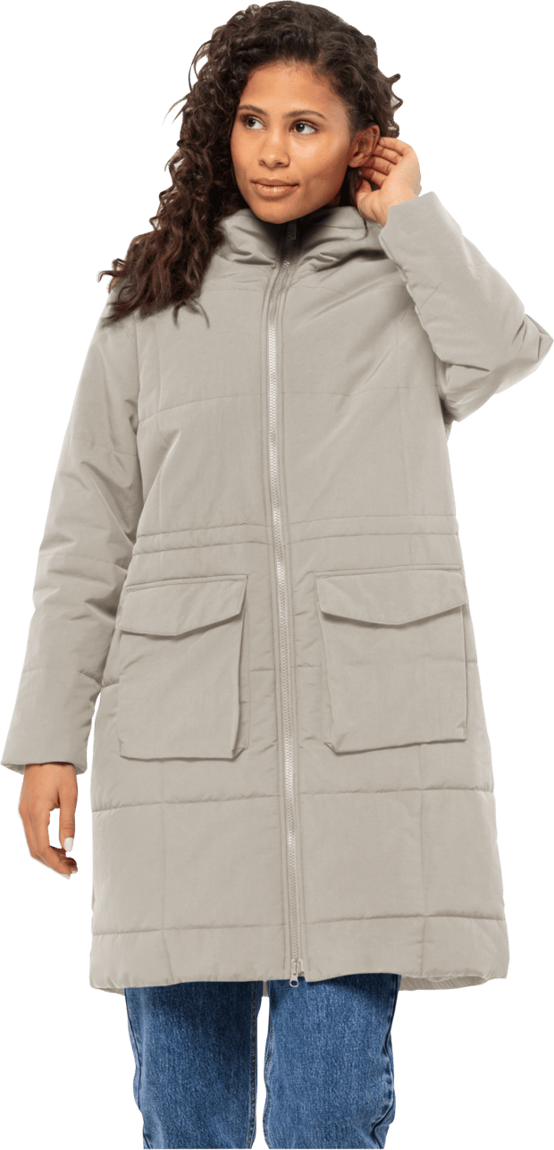 Jack Wolfskin Women's White Frost Parka Dusty Grey Jack Wolfskin