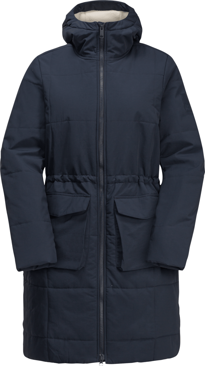 Women's White Frost Parka Night Blue